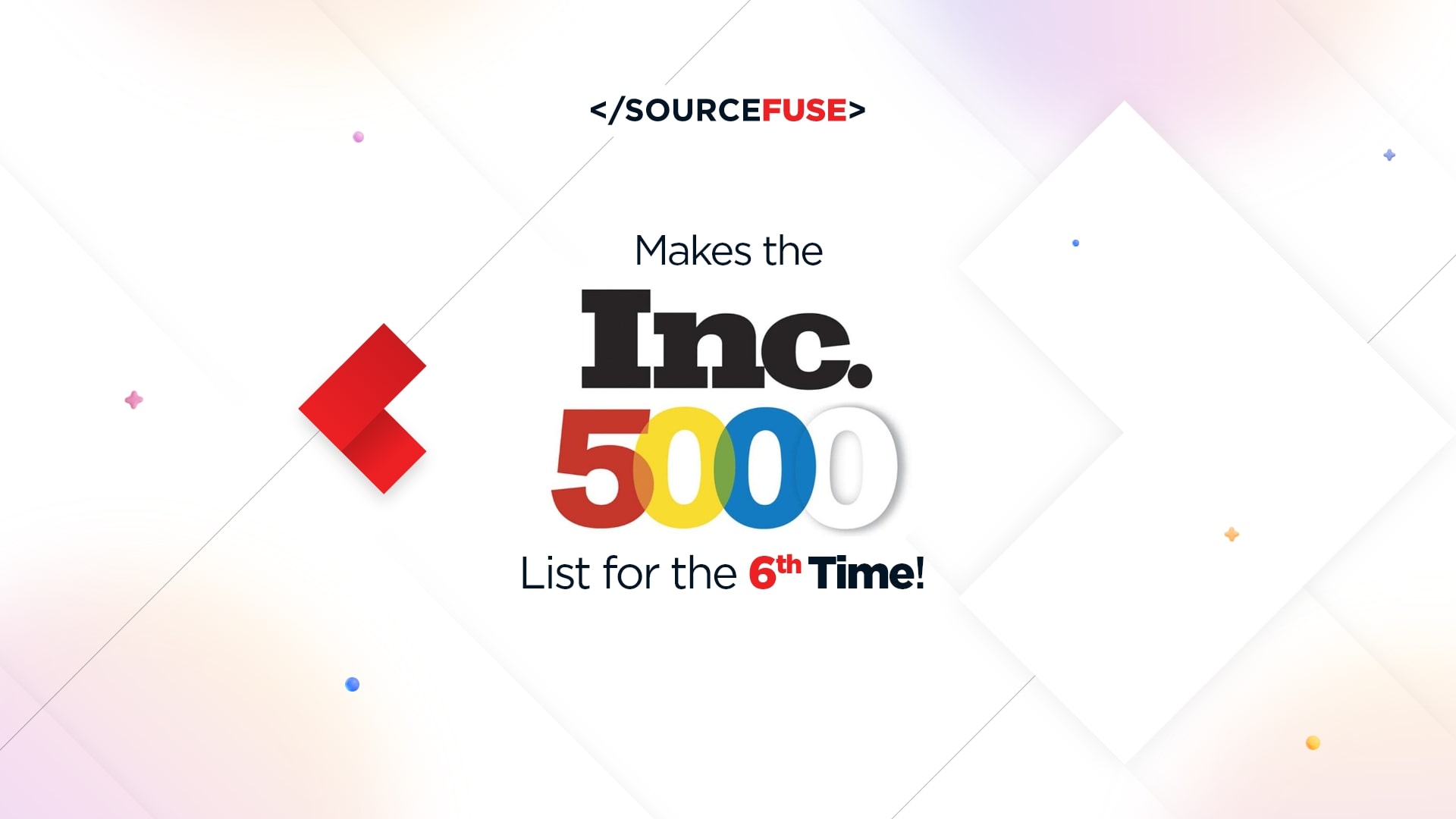 SourceFuse Makes the Inc. 5000 List for the 6th Time!